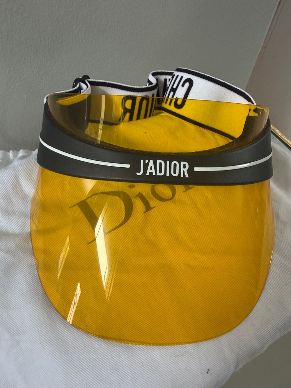 Dior J'ADIOR Yellow and Black Visor Shield DiorClub1